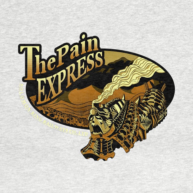 The Pain Express by monochromefrog